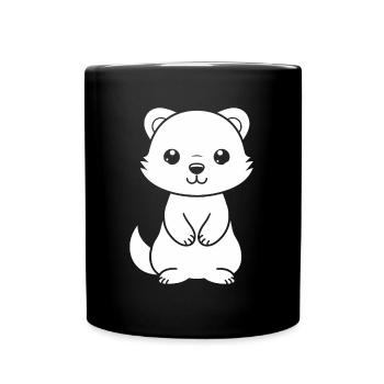 Humor little weasel - Full Colour Mug - black - Front