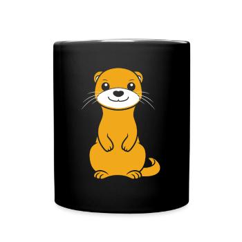 Humor little weasel - Full Colour Mug - black - Front