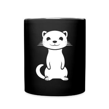 Humor little weasel - Full Colour Mug - black - Front