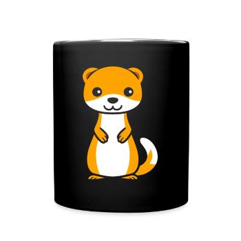 Humor little weasel - Full Colour Mug - black - Front