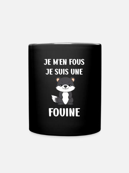 Humour petite fouine - Mug uni - noir