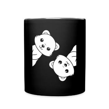 Humor little weasel - Full Colour Mug - black - Front