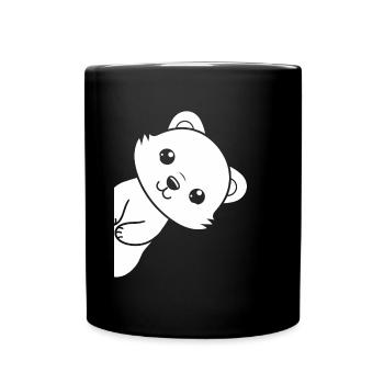 Humor little weasel - Full Colour Mug - black - Front