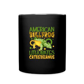 American Bullfrog - Full Colour Mug - black - Front