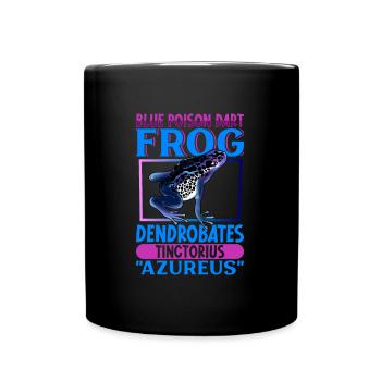 Grenouille bleue à dendrobate empoisonné - Mug uni - noir - Devant