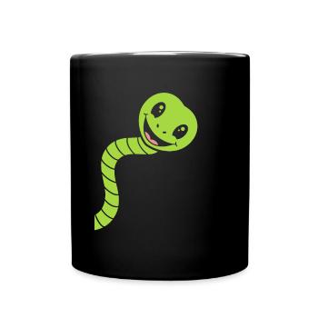 Little Snake Humor - Full Colour Mug - black - Front