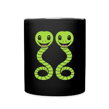 Little Snake Humor - Full Colour Mug - black - Front