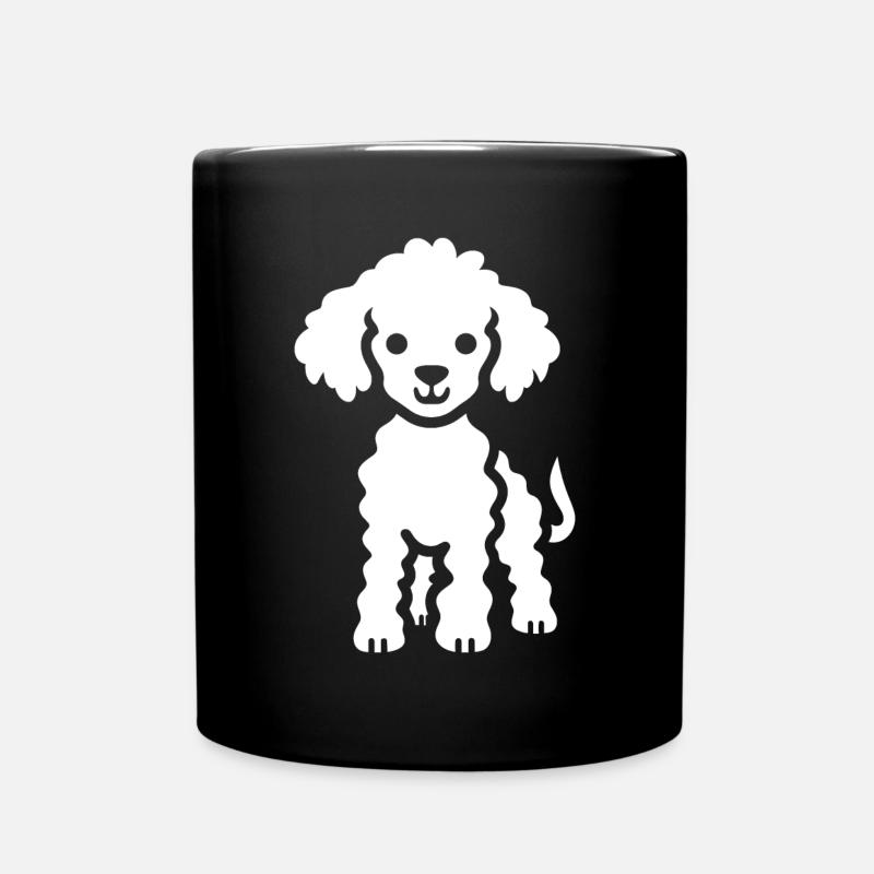 Humor Hund Kleiner Pudel - Tasse einfarbig - Schwarz