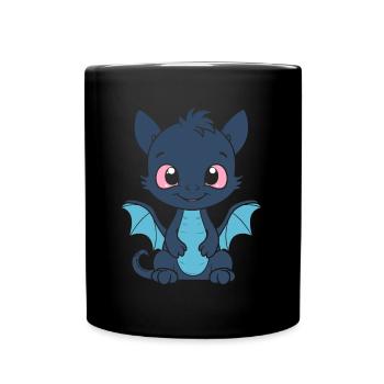 Baby Dragon - Full Colour Mug - black - Front