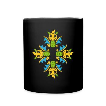 Baby Dragon - Full Colour Mug - black - Front