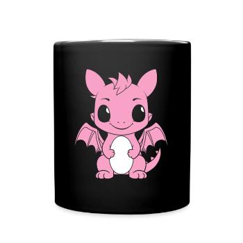 Baby Dragon - Full Colour Mug - black - Front