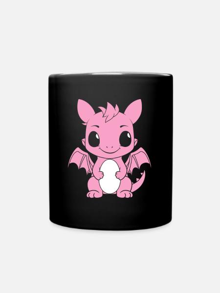 Bébé dragon - Mug uni - noir