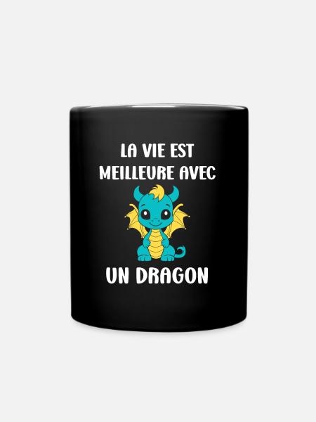 Bébé dragon - Mug uni - noir