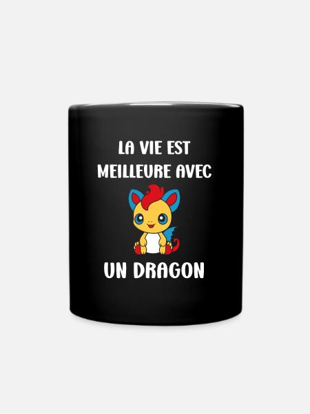 Bébé dragon - Mug uni - noir