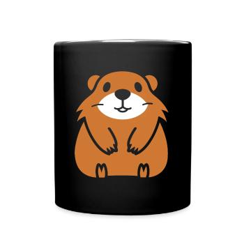 Simple Groundhog - Full Colour Mug - black - Front