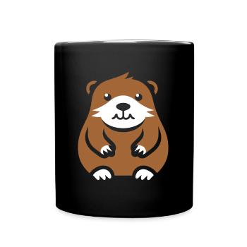 Simple Groundhog - Full Colour Mug - black - Front