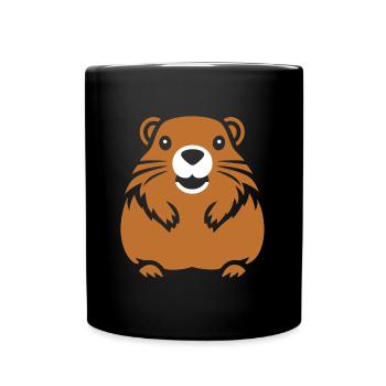 Simple Groundhog - Full Colour Mug - black - Front