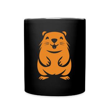 Simple Groundhog - Full Colour Mug - black - Front