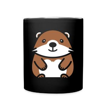 Simple Groundhog - Full Colour Mug - black - Front