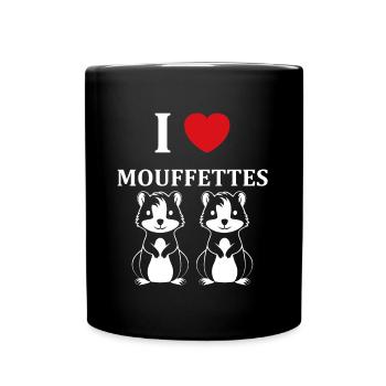 Humour Mouffette - Mug uni - noir - Devant