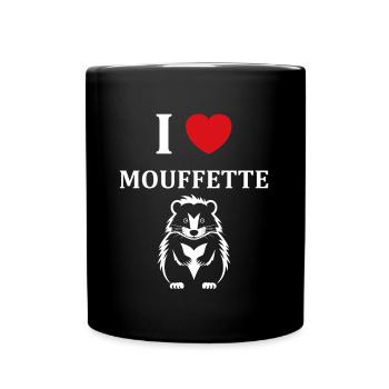 Humour Mouffette - Mug uni - noir - Devant