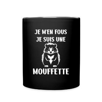 Humour Mouffette - Mug uni - noir - Devant