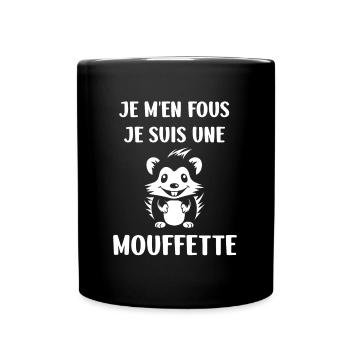 Humour Mouffette - Mug uni - noir - Devant
