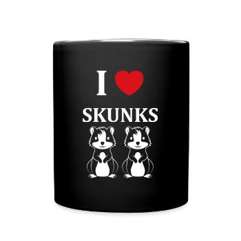 Humour Mouffette - Mug uni - noir - Devant