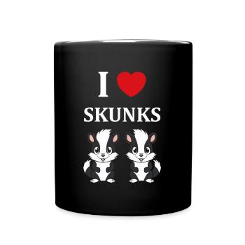 Humour Mouffette - Mug uni - noir - Devant