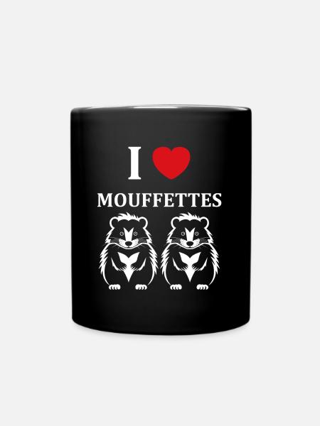 Humour Mouffette - Mug uni - noir