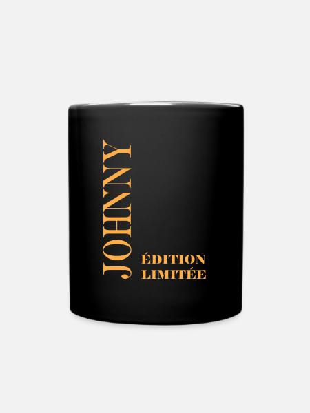 Johnny - Mug uni - noir