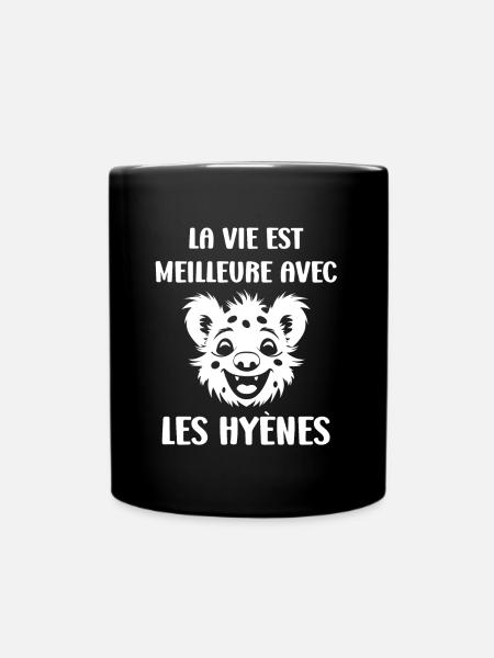 hyène - Mug uni - noir