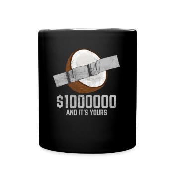 Ruban adhésif noix de amateur de fruits citation drôle - Mug uni - noir - Devant