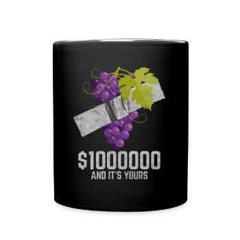 Duct Tape Currant Fruit Lover Funny Quote - Full Colour Mug - black - Front