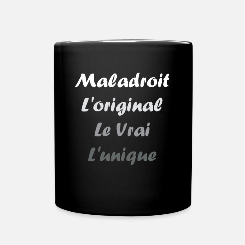 maladroit - Mug uni - noir