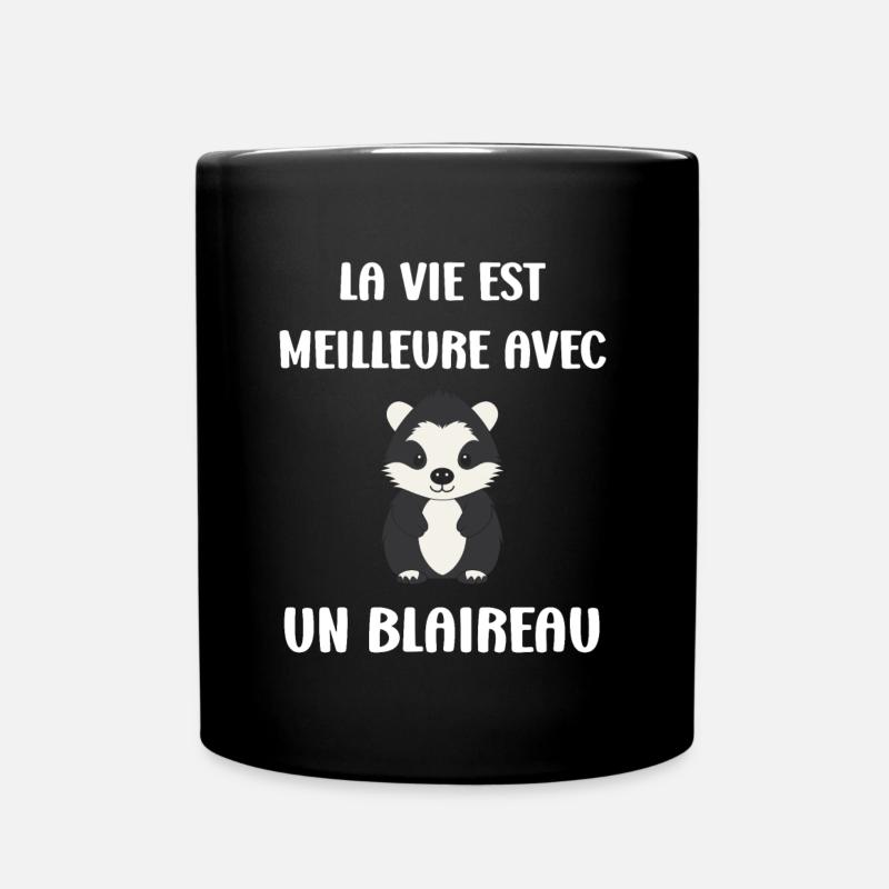 Humour blaireau - Mug uni - noir