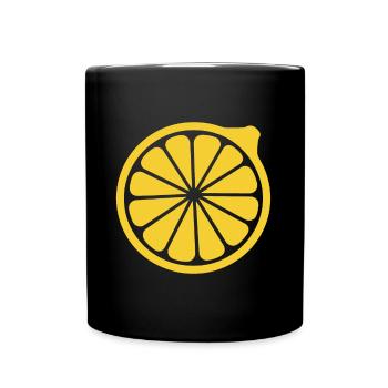 citron - Mug uni - noir - Devant