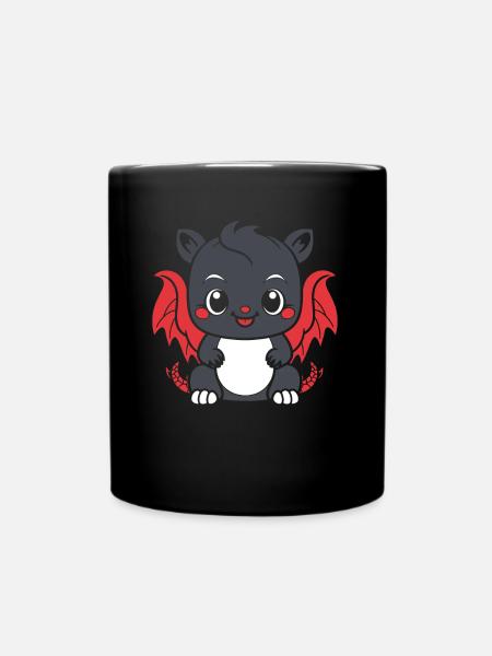 Baby Dragon - Full Colour Mug - black