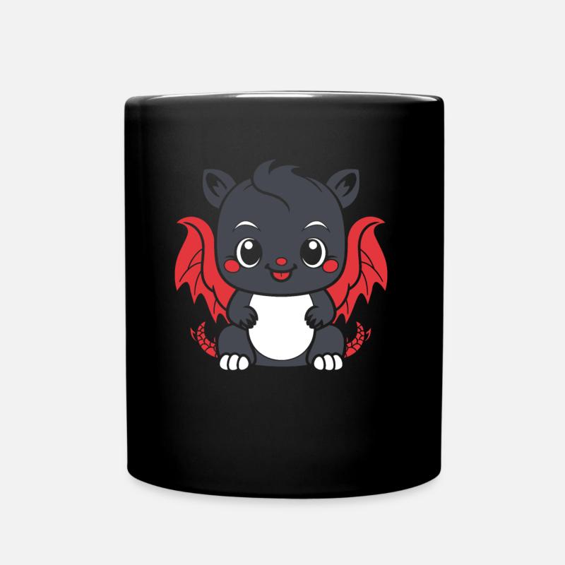 Baby Dragon - Full Colour Mug - black