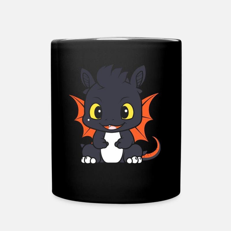 Bébé dragon - Mug uni - noir