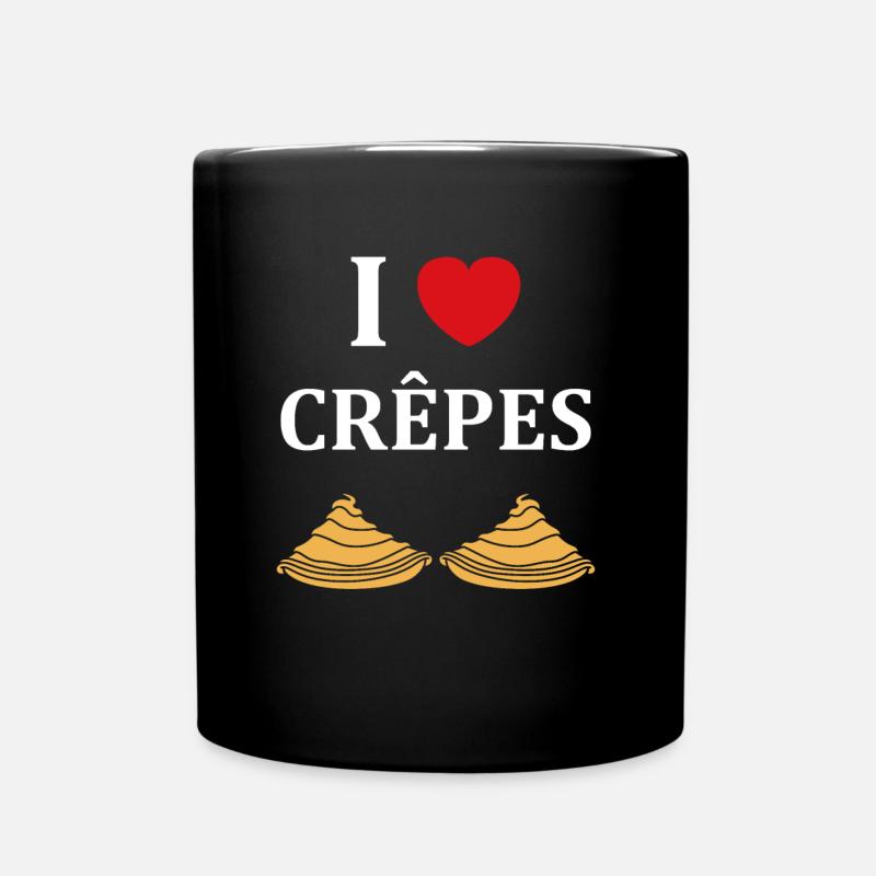 Crêpes Bretagne humour crêpe - Mug uni - noir