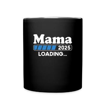 Maman 2025 Chargement Parents 2025 Maman Est. 2025 - Mug uni - noir - Devant