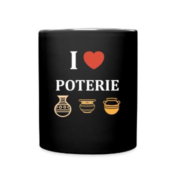 Humour pots de Poterie - Mug uni - noir - Devant
