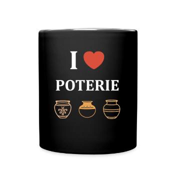 Humour pots de Poterie - Mug uni - noir - Devant