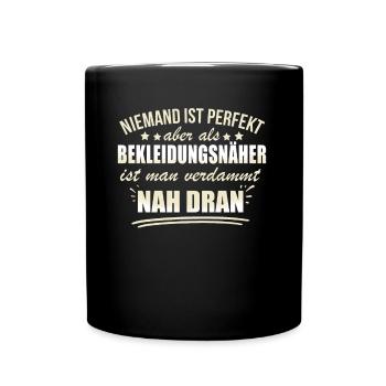 Lustige Bekleidungsnäher Beruf Arbeit Herstellung - Full Colour Mug - black - Front