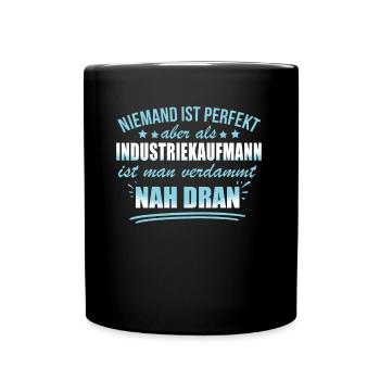 Lustige Industriekaufmann Beruf Arbeit Verwaltung - Full Colour Mug - black - Front