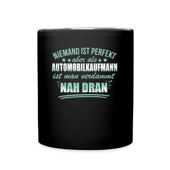 Lustige Automobilkaufmann Beruf Verkauf Autos - Full Colour Mug - black - Front