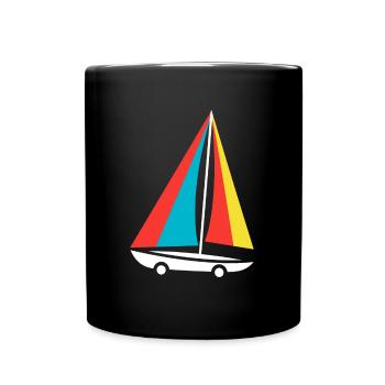 Sand yachting - Full Colour Mug - black - Front