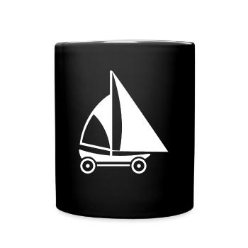Sand yachting - Full Colour Mug - black - Front