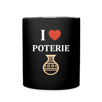 Poterie - Mug uni - noir - Devant